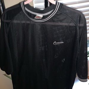 cute black mesh Nike shirt